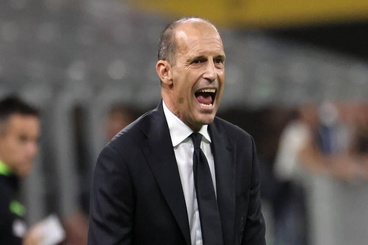 Tifosi bianconeri in festa: omaggio ad Allegri durante Juve-Milan