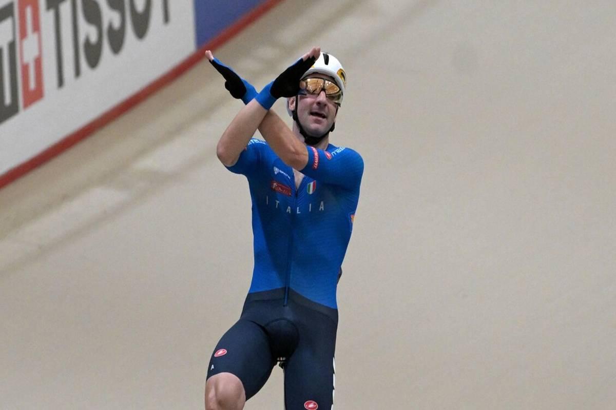 Viviani conquista l'oro nell'emozionante sprint finale ai Mondiali di ciclismo su pista
