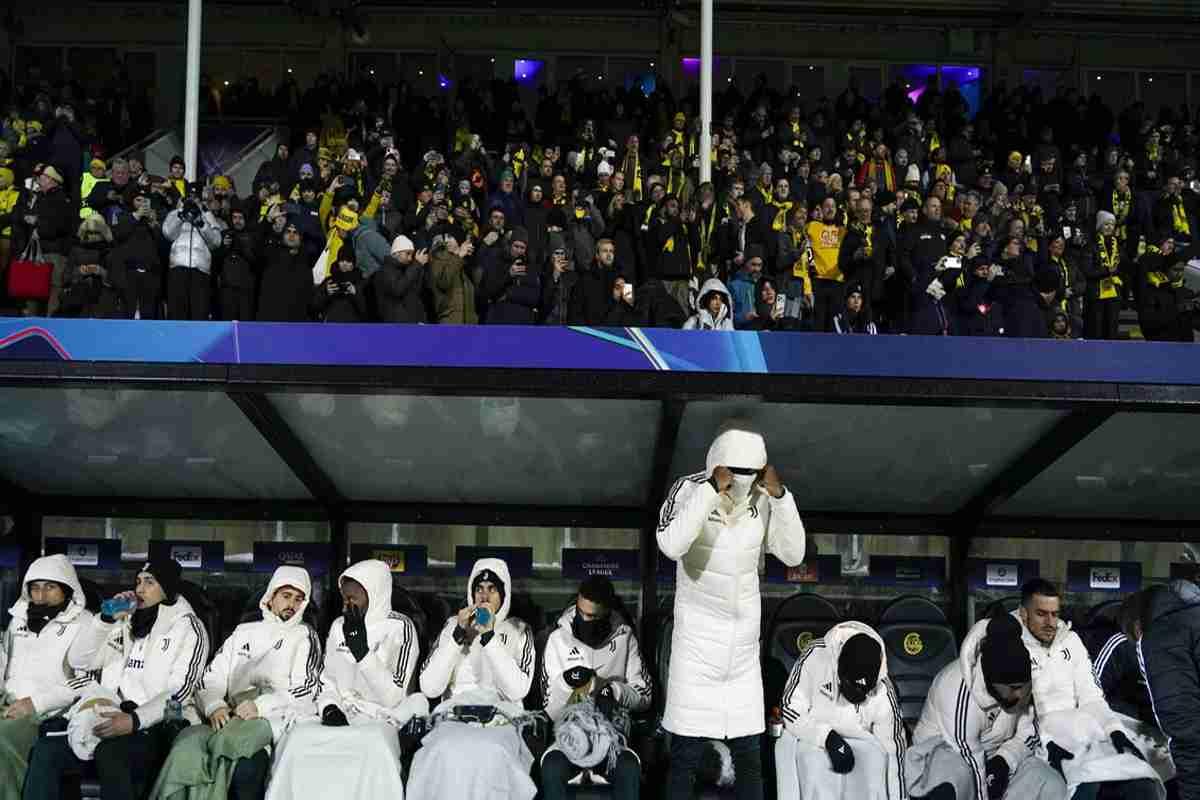 Champions: Juve in difficoltà a Bodo, ritorno a rischio a causa della neve