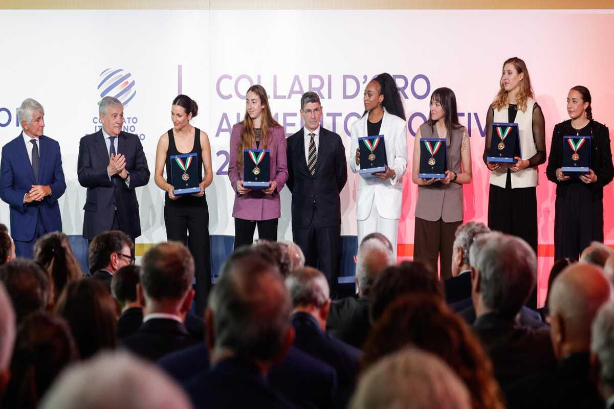 Dalla pallavolo d'oro a Furlani: una celebrazione indimenticabile dello sport ai Collari d'Oro