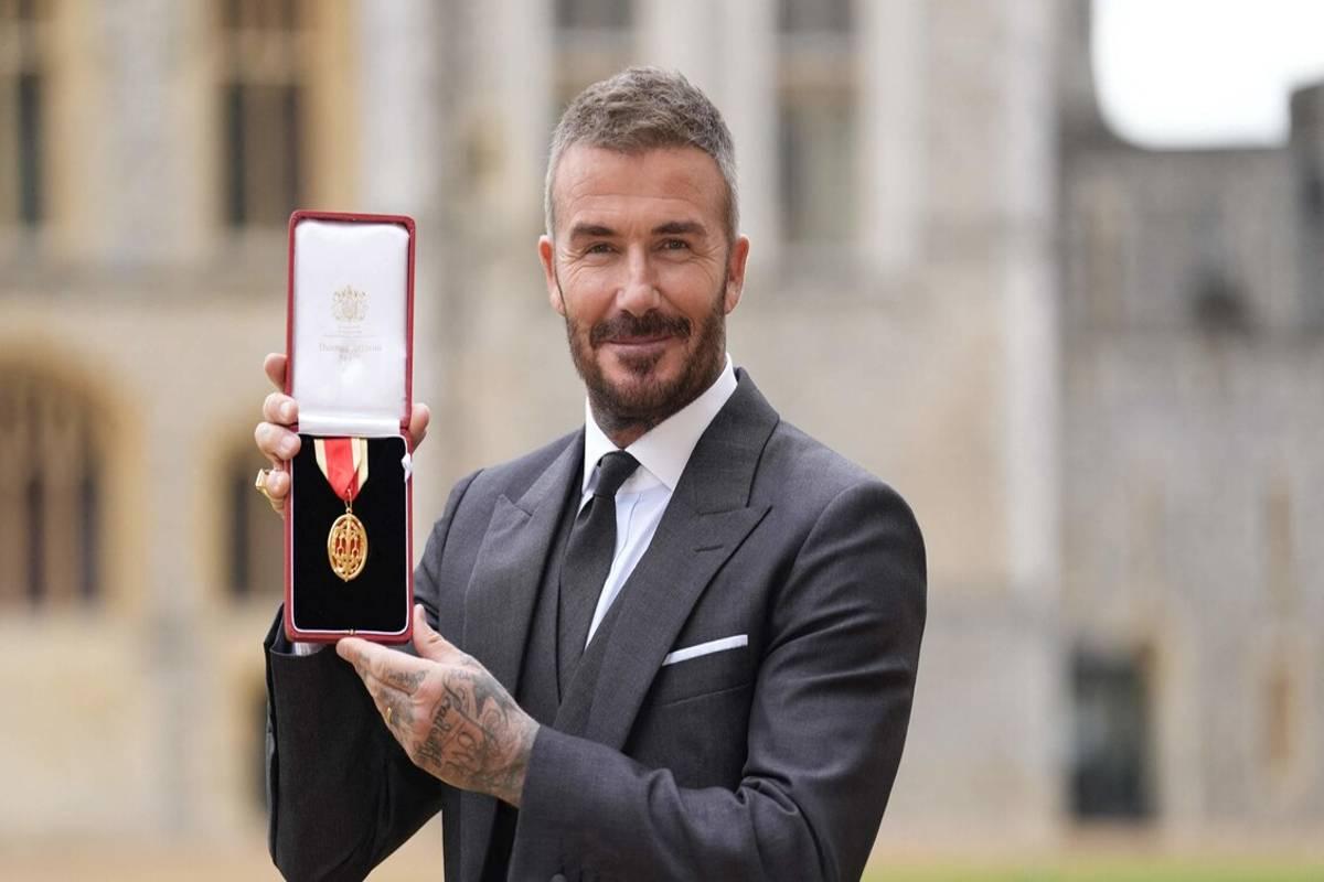 David Beckham diventa cavaliere: un onore dal re Carlo