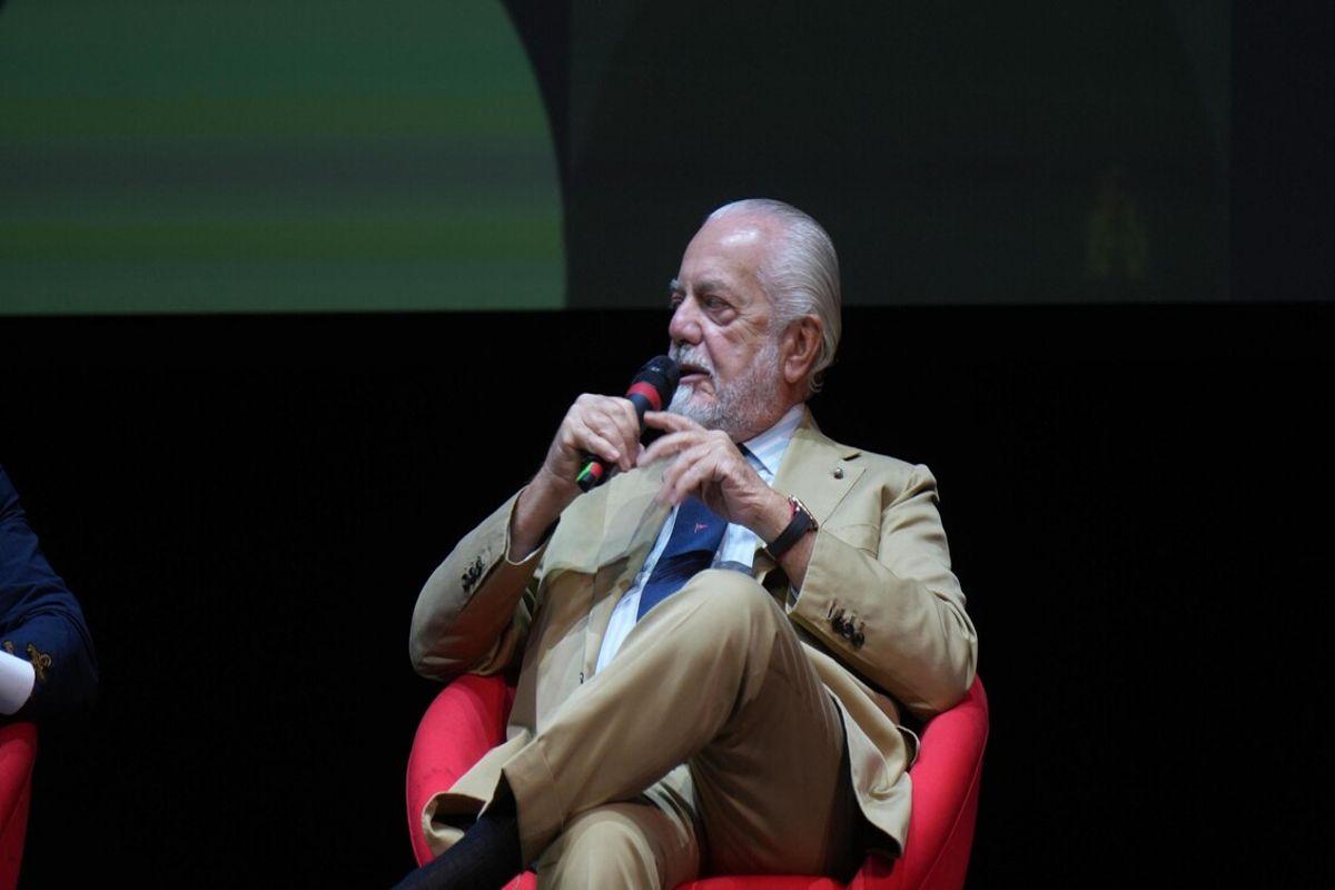 De Laurentiis: il stadio Maradona ha bisogno di una rivoluzione urgente