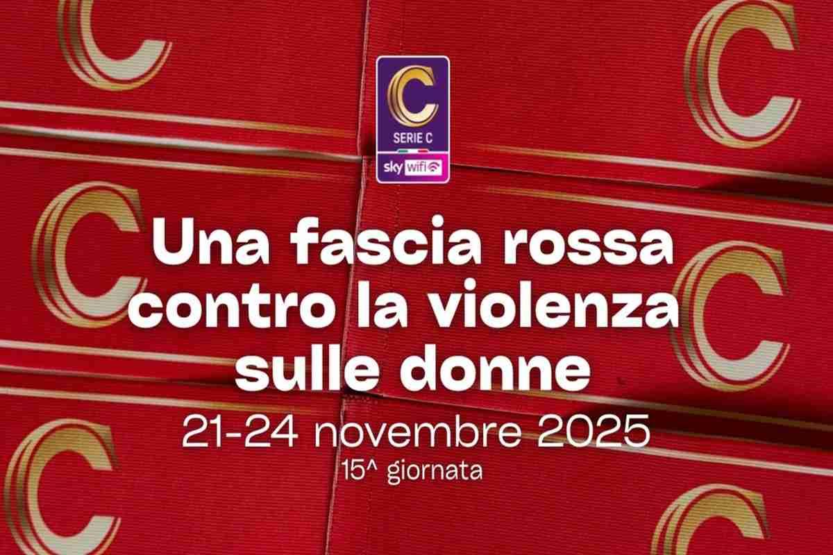 Lega Pro lancia una campagna contro la violenza sulle donne con una fascia rossa