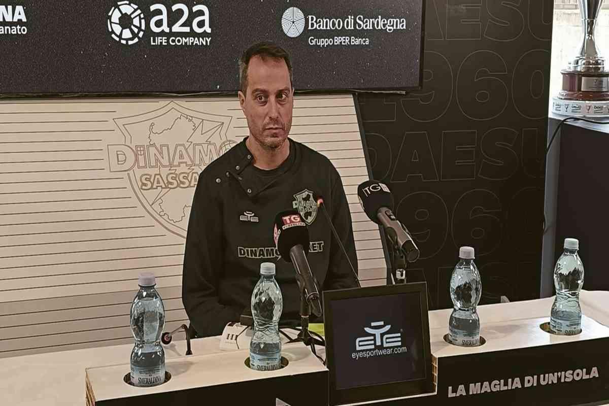 Sassari cambia rotta: esonerato il coach Bulleri dopo cinque sconfitte consecutive