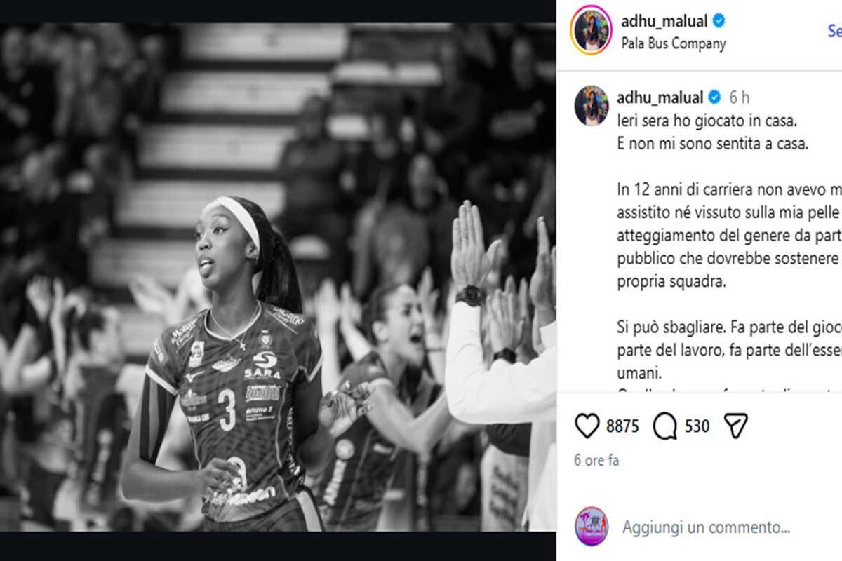 Adhu Malual denuncia insulti razzisti: il coraggio di affrontare i propri tifosi