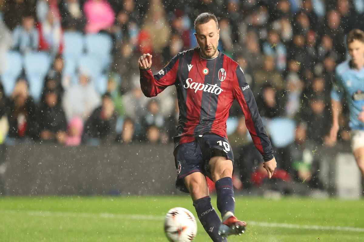 Bernardeschi infortunato: frattura alla clavicola sinistra, cosa significa per il Bologna