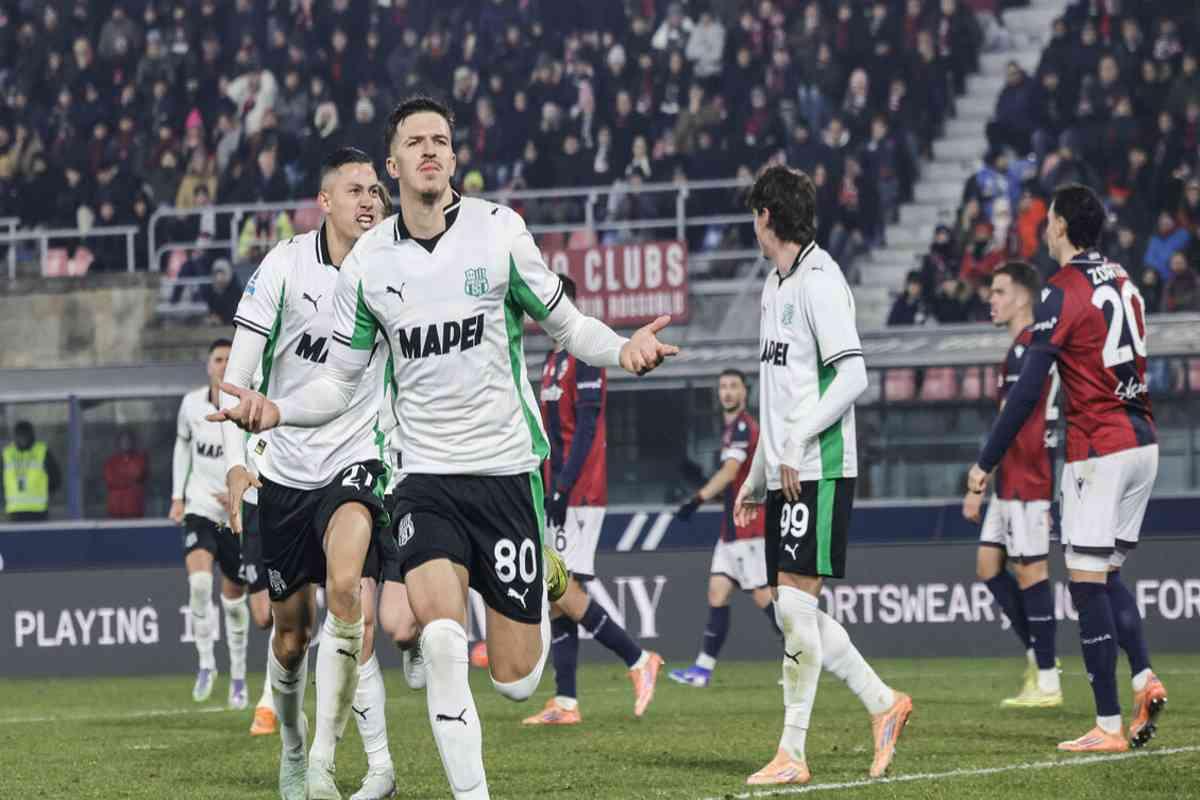 Bologna e Sassuolo si dividono la posta in un emozionante pareggio 1-1