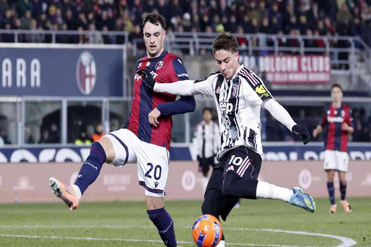 Bologna sfida la Juventus ma cede di misura: 0-1 in un match avvincente