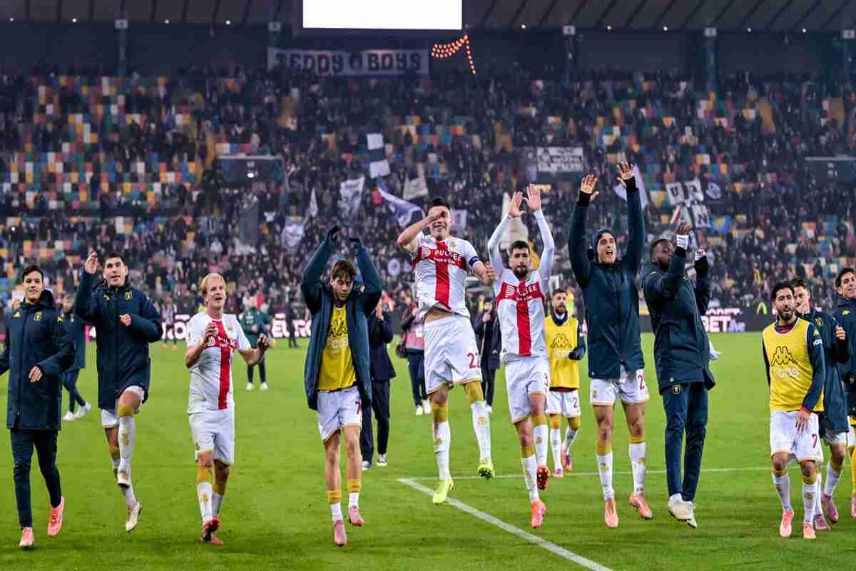 Genoa conquista Udine: la cura De Rossi fa la differenza