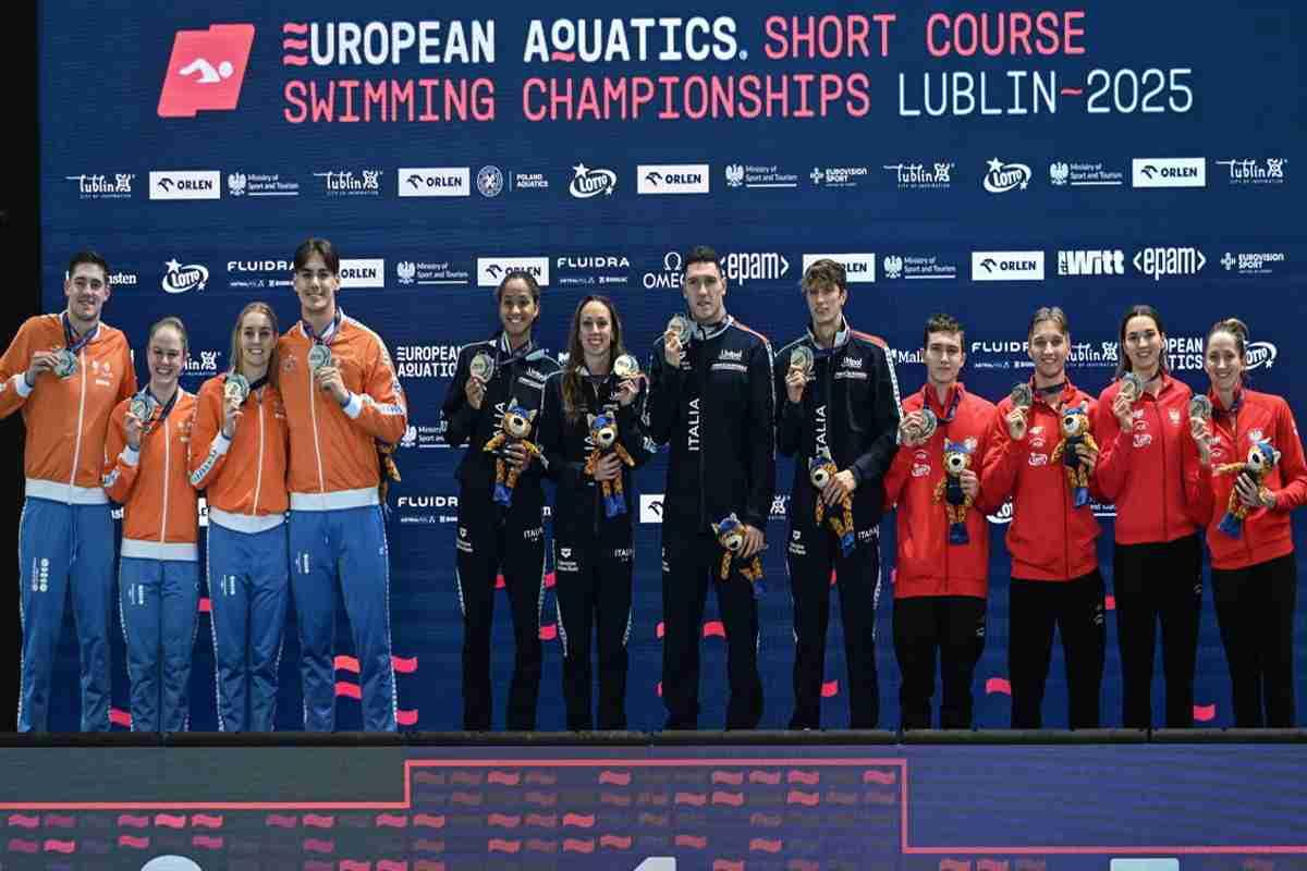 Italnuoto trionfa: oro europeo e record mondiale nella staffetta