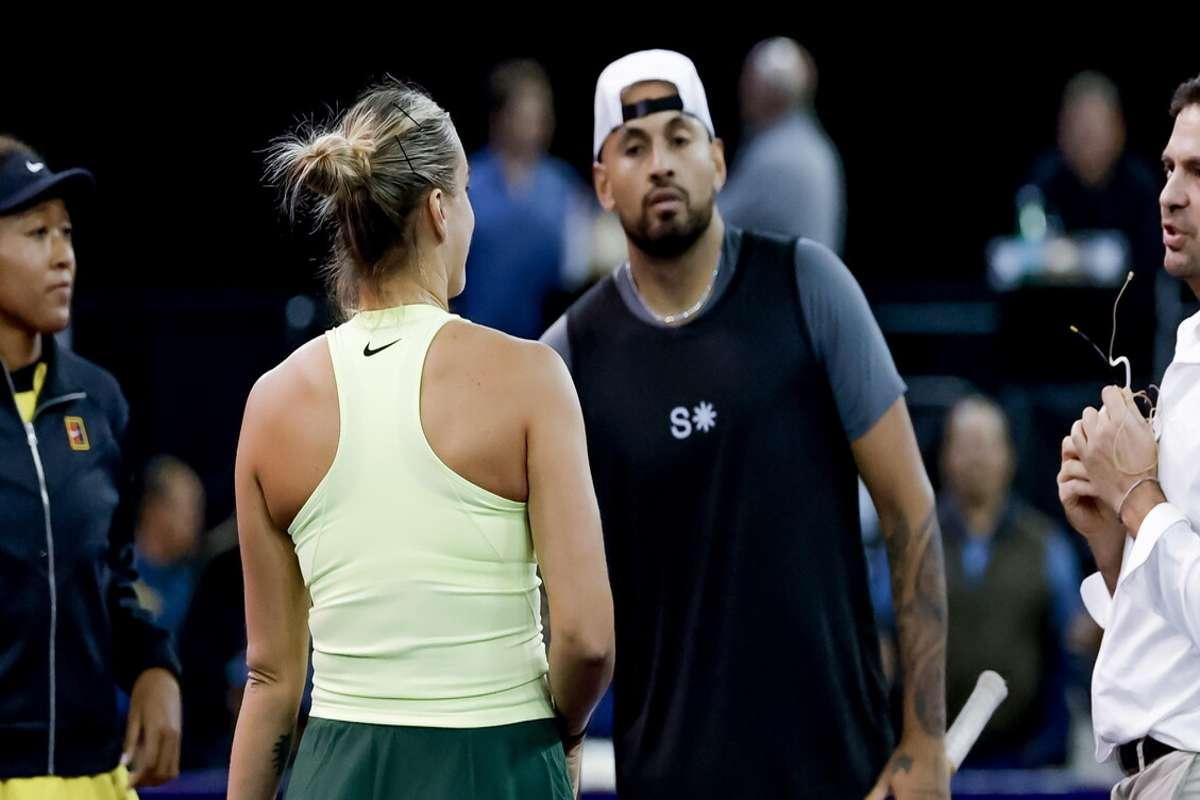 Kyrgios trionfa nella 'Battaglia dei sessi': Sabalenka sconfitta in due set