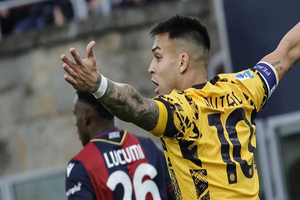 Lautaro guida l'Inter verso la finale nella supercoppa contro il Bologna
