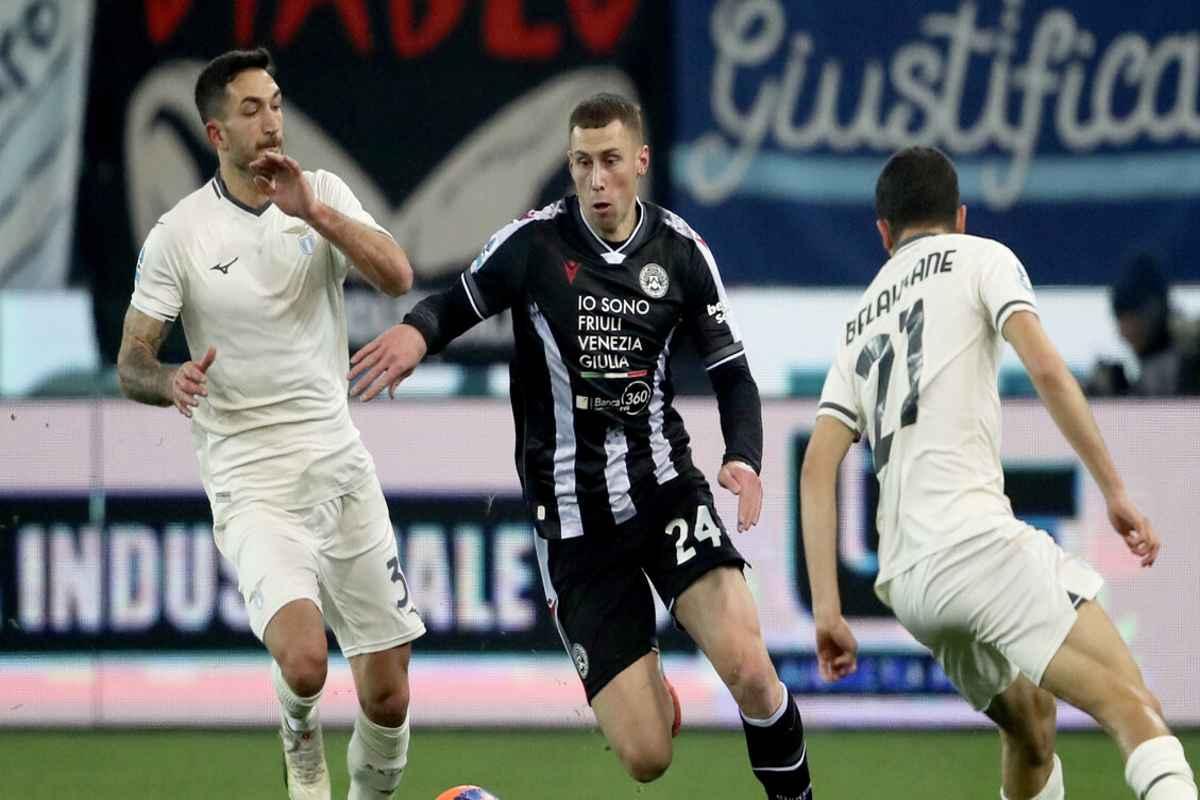Udinese e Lazio si dividono la posta in un match avvincente