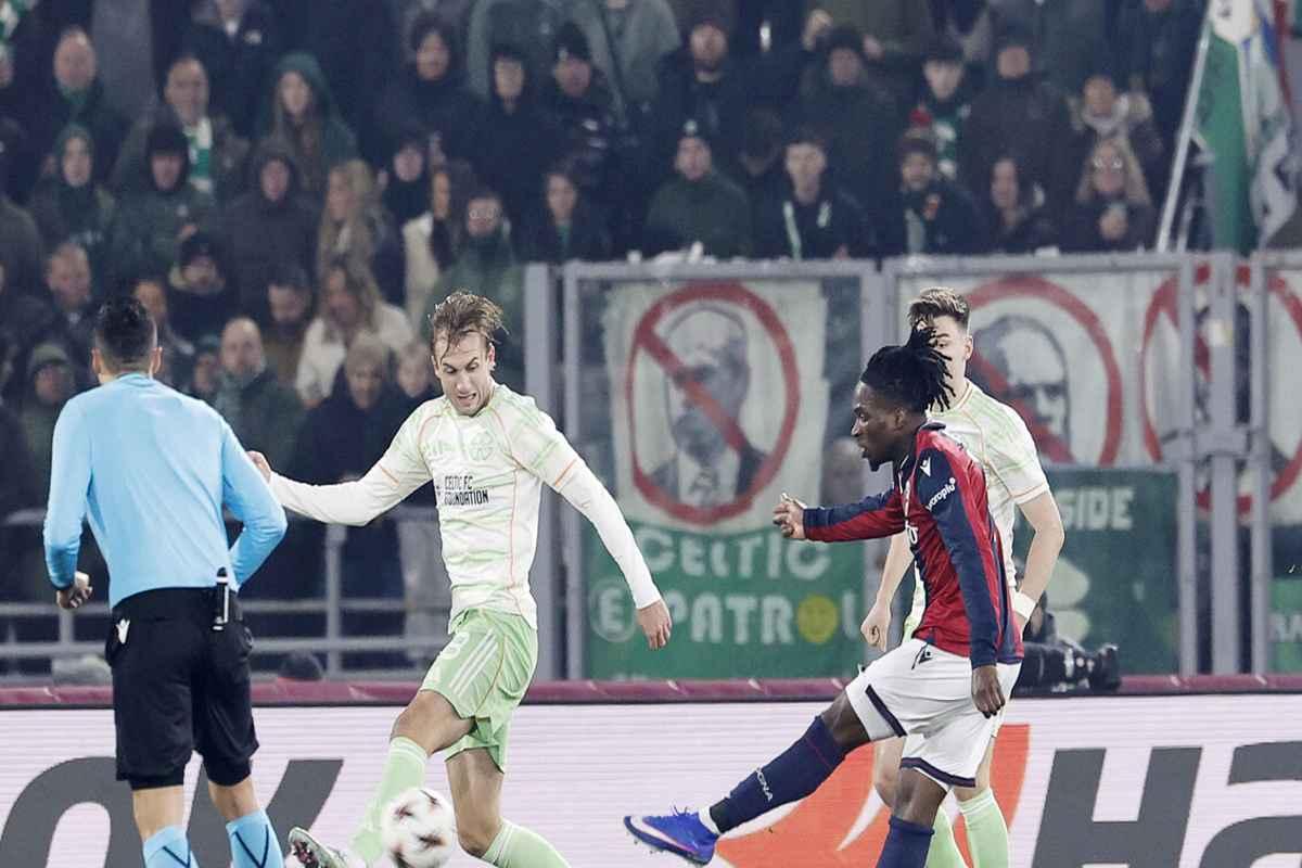 Bologna in rimonta: dal ko al pareggio con il Celtic in Europa League
