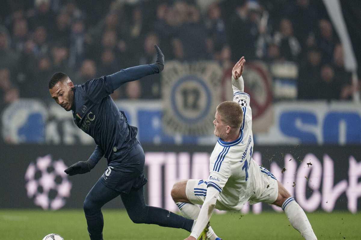 Copenaghen e Napoli si dividono la posta in un emozionante pareggio in Champions
