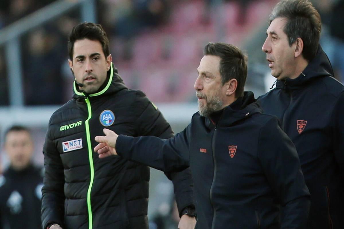 Di Francesco fermo per due turni: il Lecce perde la battaglia del reclamo