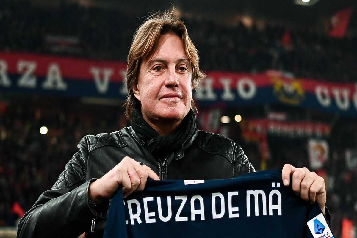 Il Genoa celebra Fabrizio De André con una maglia speciale per il figlio