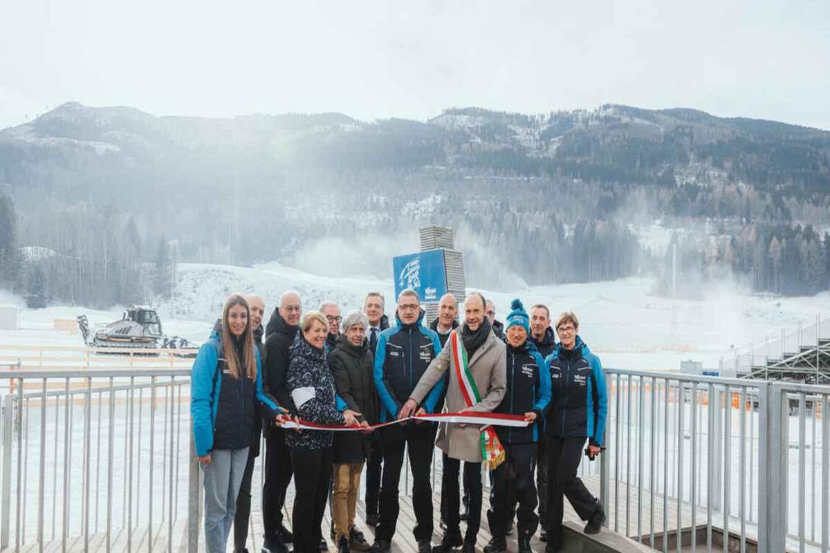 Milano Cortina 2026: il nuovo stadio del fondo a Lago di Tesero è finalmente inaugurato