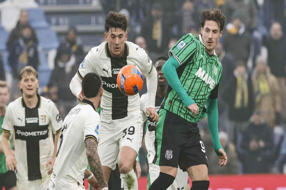 Sassuolo e Parma si dividono la posta in palio in un emozionante pareggio 1-1
