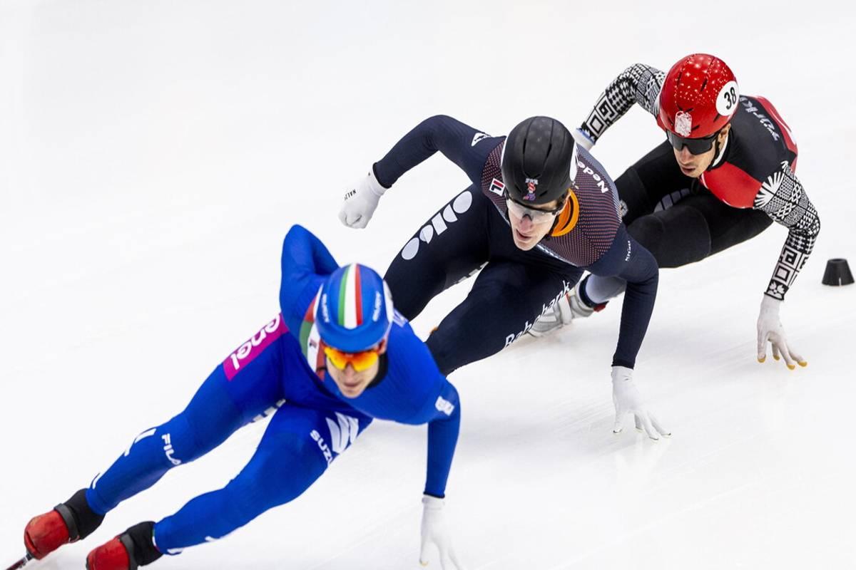 Trionfo azzurro agli Europei di short track: oro nella staffetta maschile e due medaglie nei 1000 metri