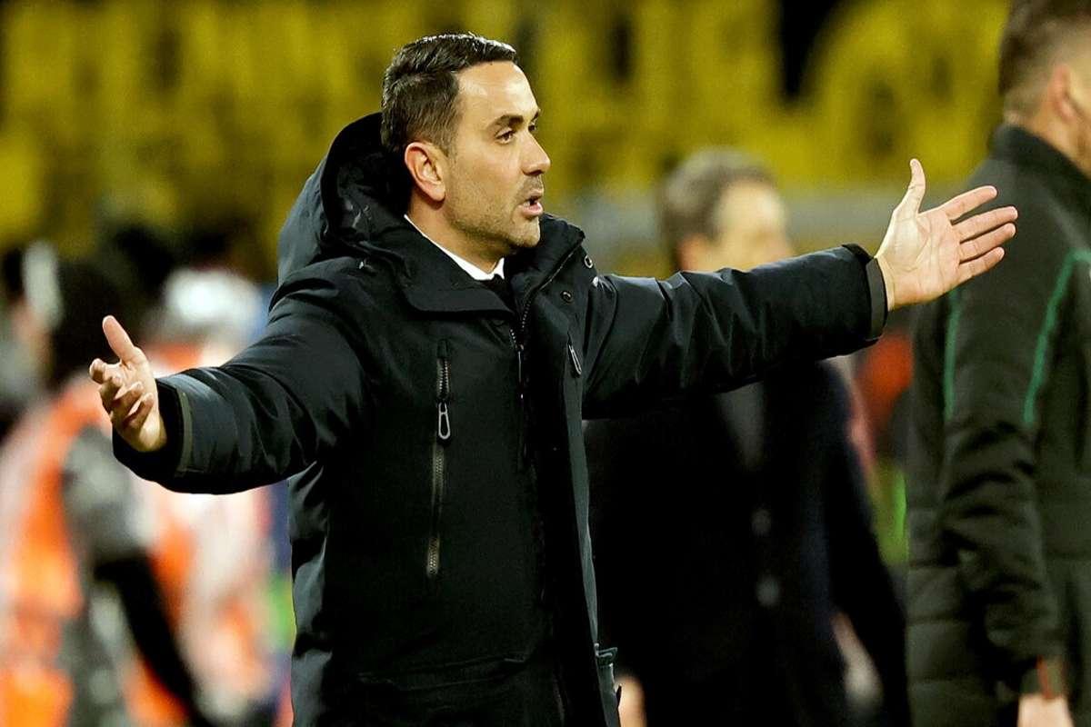 Champions: Palladino prevede una bolgia a Bergamo dopo un primo tempo deludente