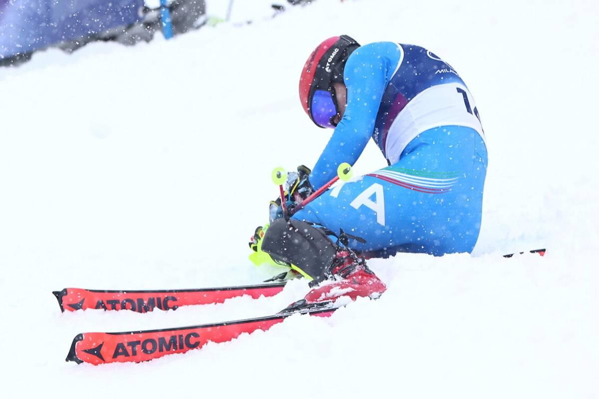 Il drammatico slalom di Vinatzer a Milano Cortina: 23 secondi di gloria e una caduta inaspettata