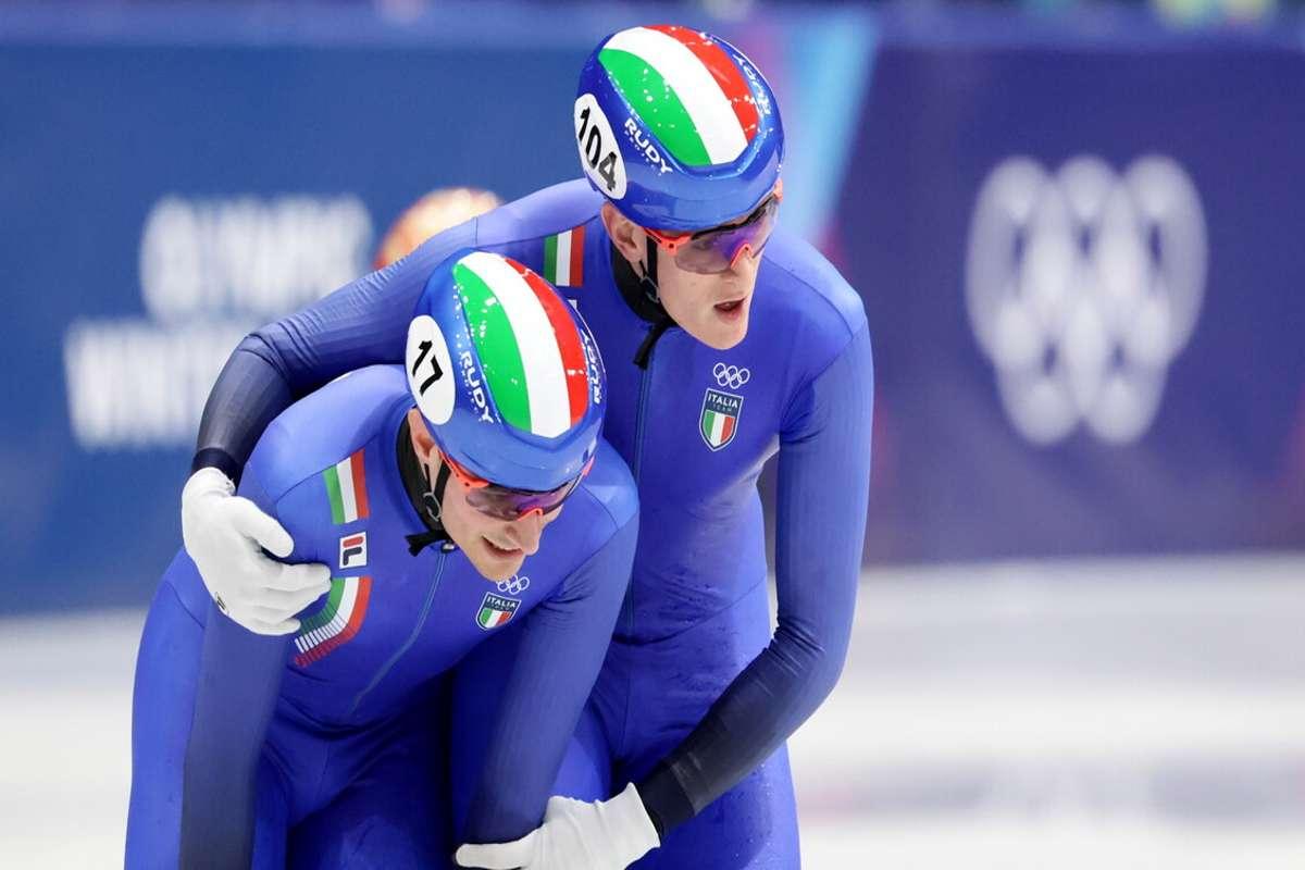 Milano Cortina: gli azzurri conquistano il bronzo nella staffetta 5000 m short track