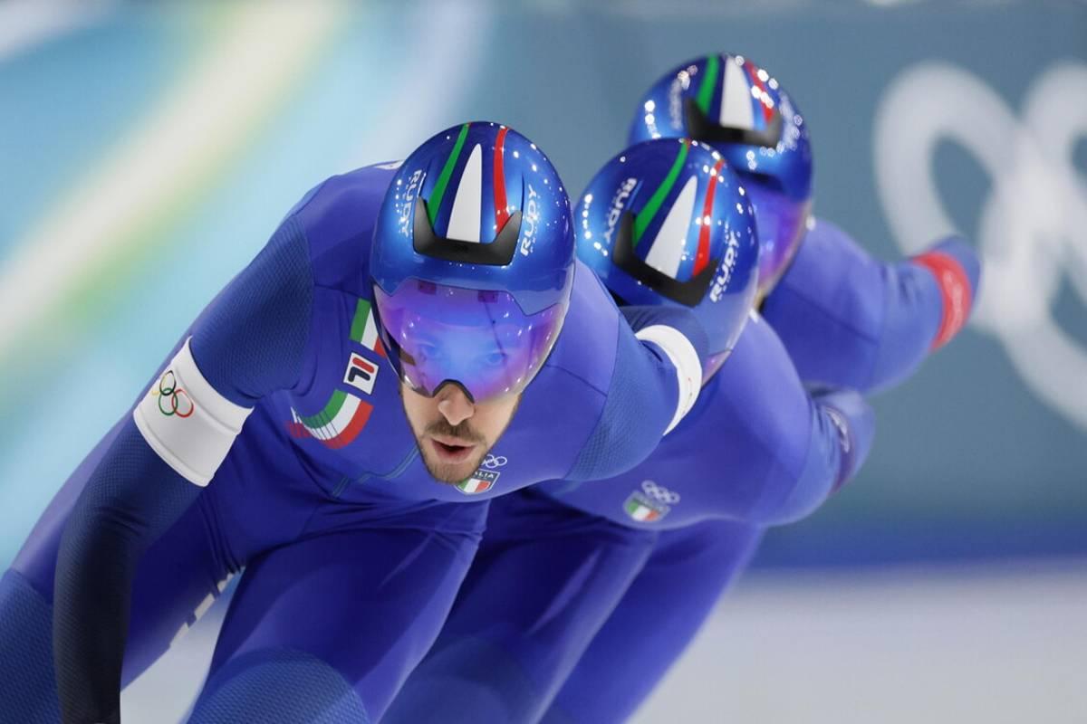 Milano Cortina: trionfo azzurro nell'inseguimento di pattinaggio di velocità