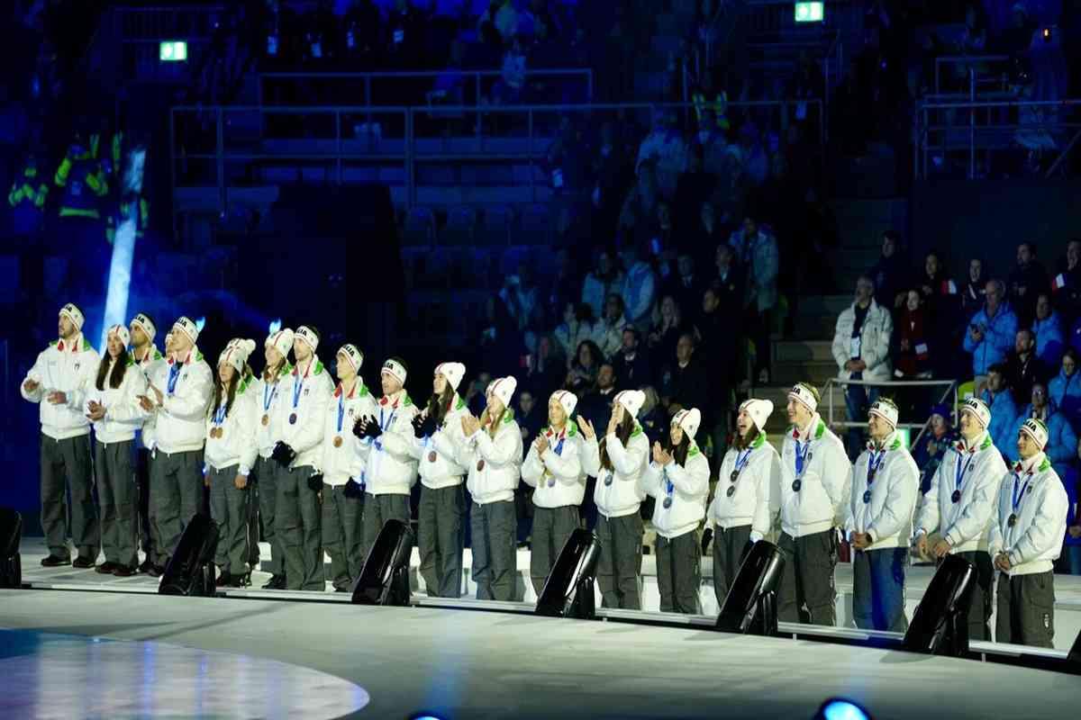 Milano Cortina: un momento speciale per gli azzurri portabandiera