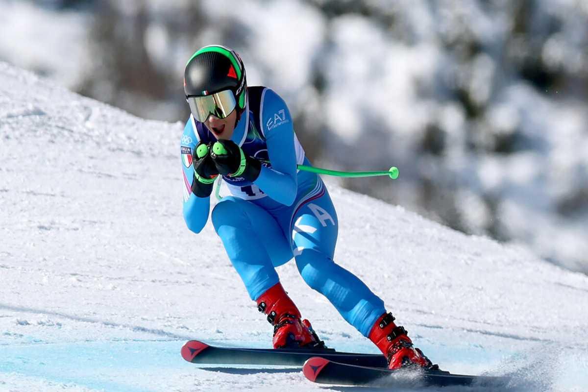 Sofia Goggia cade nella combinata a squadre di Milano Cortina: un colpo di scena inaspettato