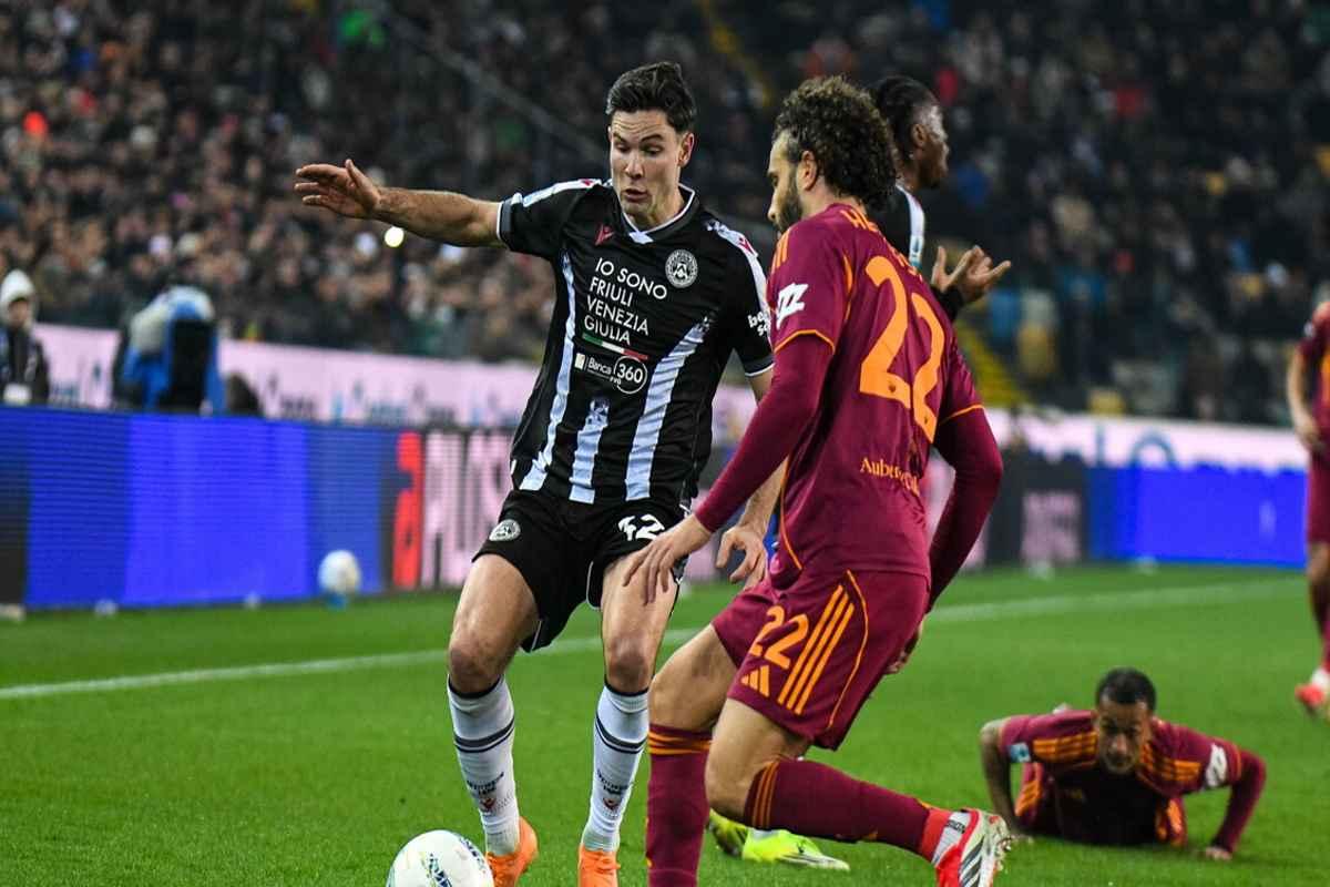 Udinese sorprende la Roma con una vittoria inaspettata