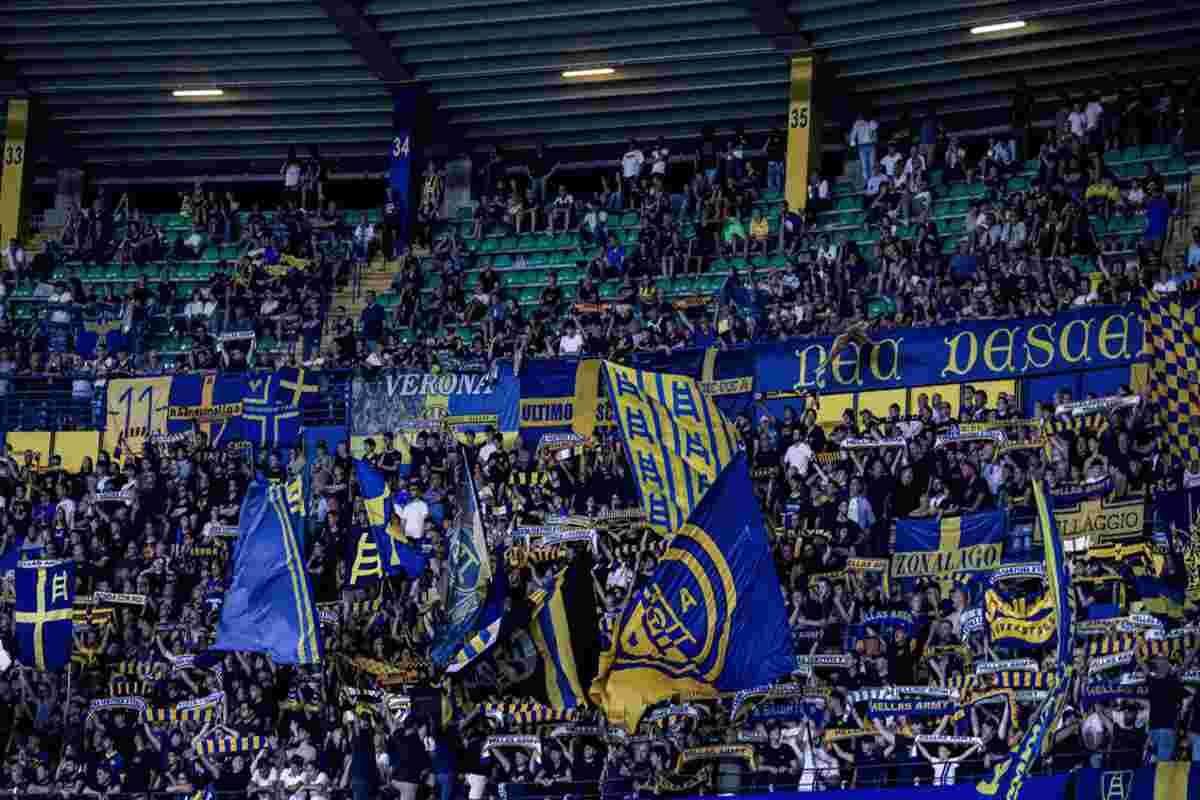 Ultras di Verona in prima pagina: la protesta contro Zanzi si fa sentire