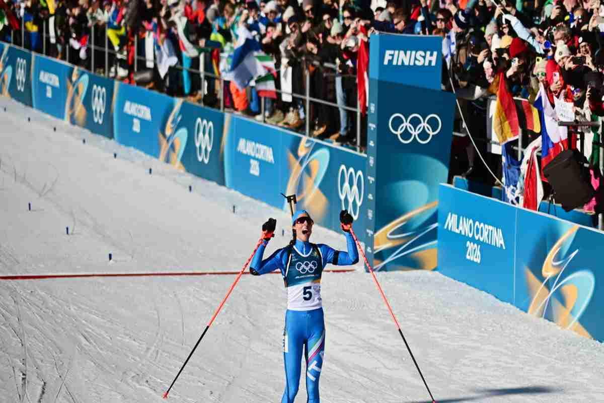 Vittozzi celebra una giornata fantastica a Casa Italia a Milano Cortina